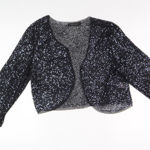 Principles Black Sequin Women's Jacket Size 4