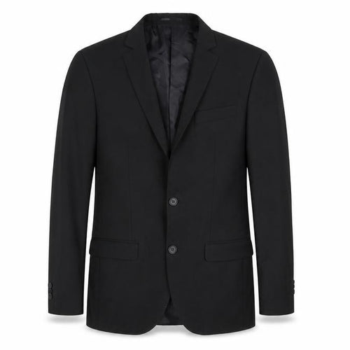 River Island Men's Black 36 Blazer, Formal Single-Breasted