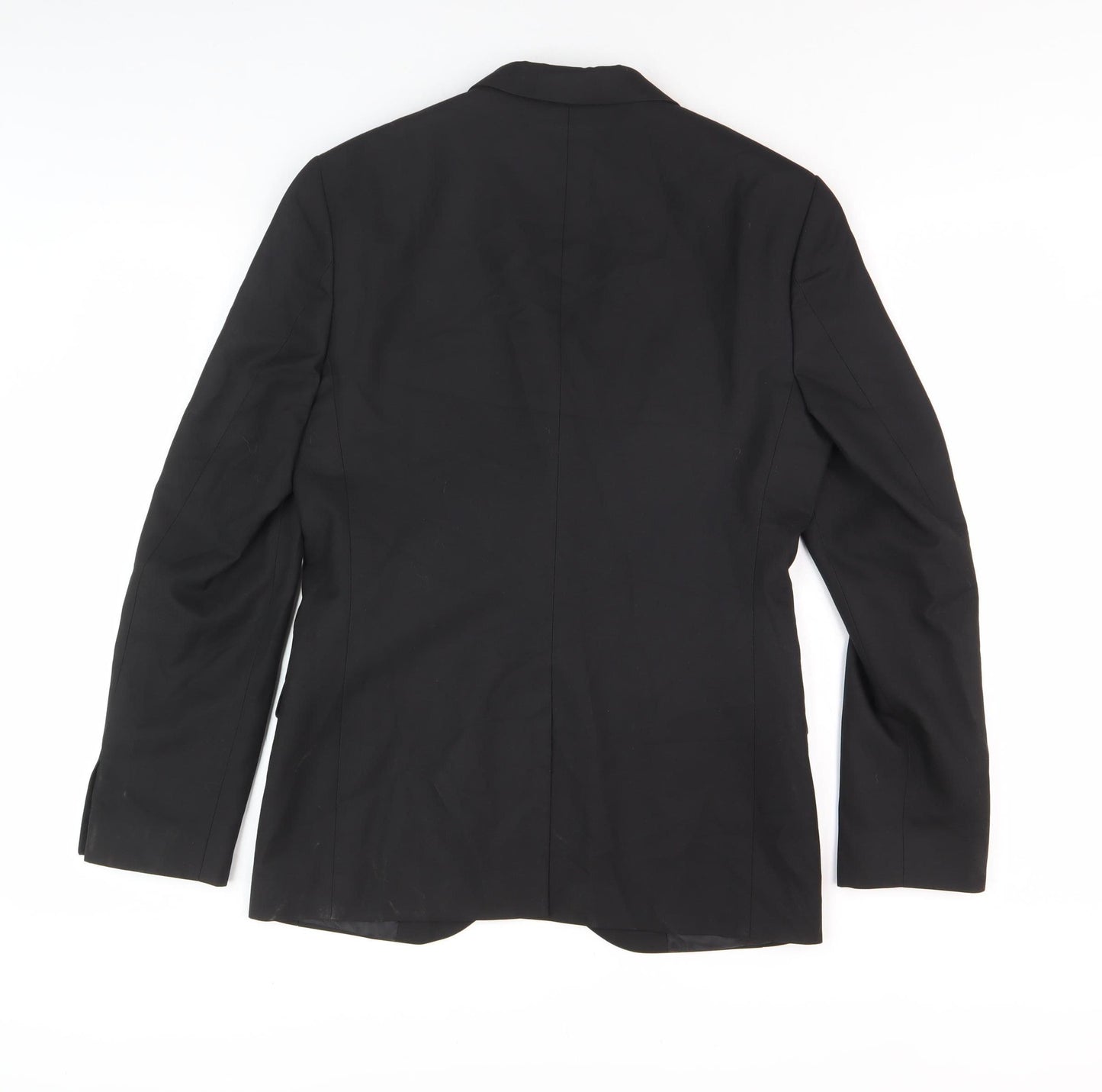 River Island Men's Black 36 Blazer, Formal Single-Breasted