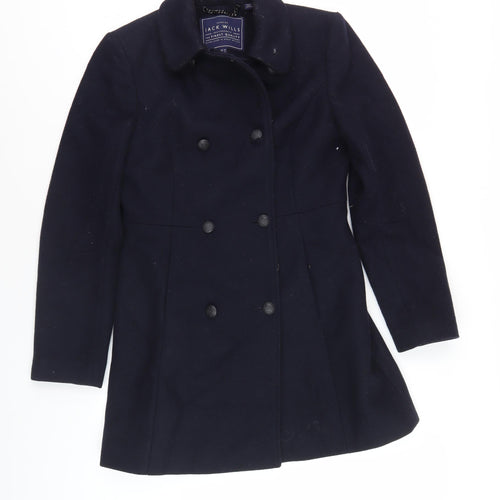 Jack Wills Women's Black Pea Coat Size 10