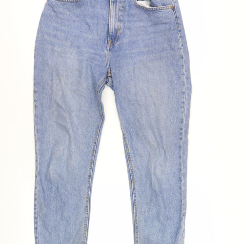 H&M Men's Blue Straight Jeans, Size 38, Regular Fit