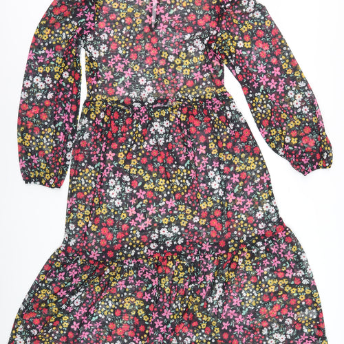 Next Women Multicoloured Floral Dress Size 12