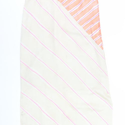 Zara Women's Multicoloured Striped Shift Dress XS