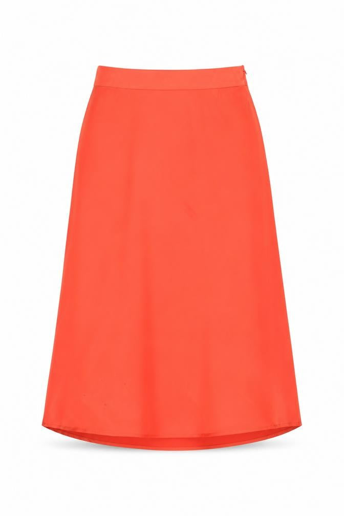 Front view of Atmosphere & Here Women's Red Skirt, size 8