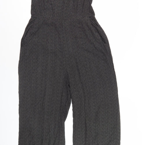 Pins and Needles Black Wide-Leg Jumpsuit L