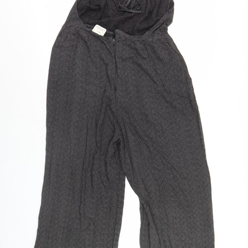 Pins and Needles Black Wide-Leg Jumpsuit L