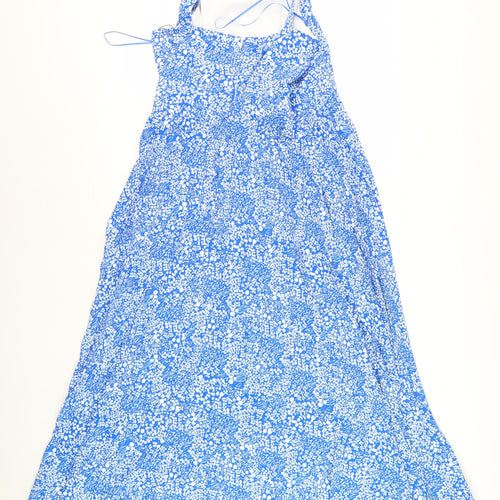 Roman Women's Blue Floral Halter Dress Size 16