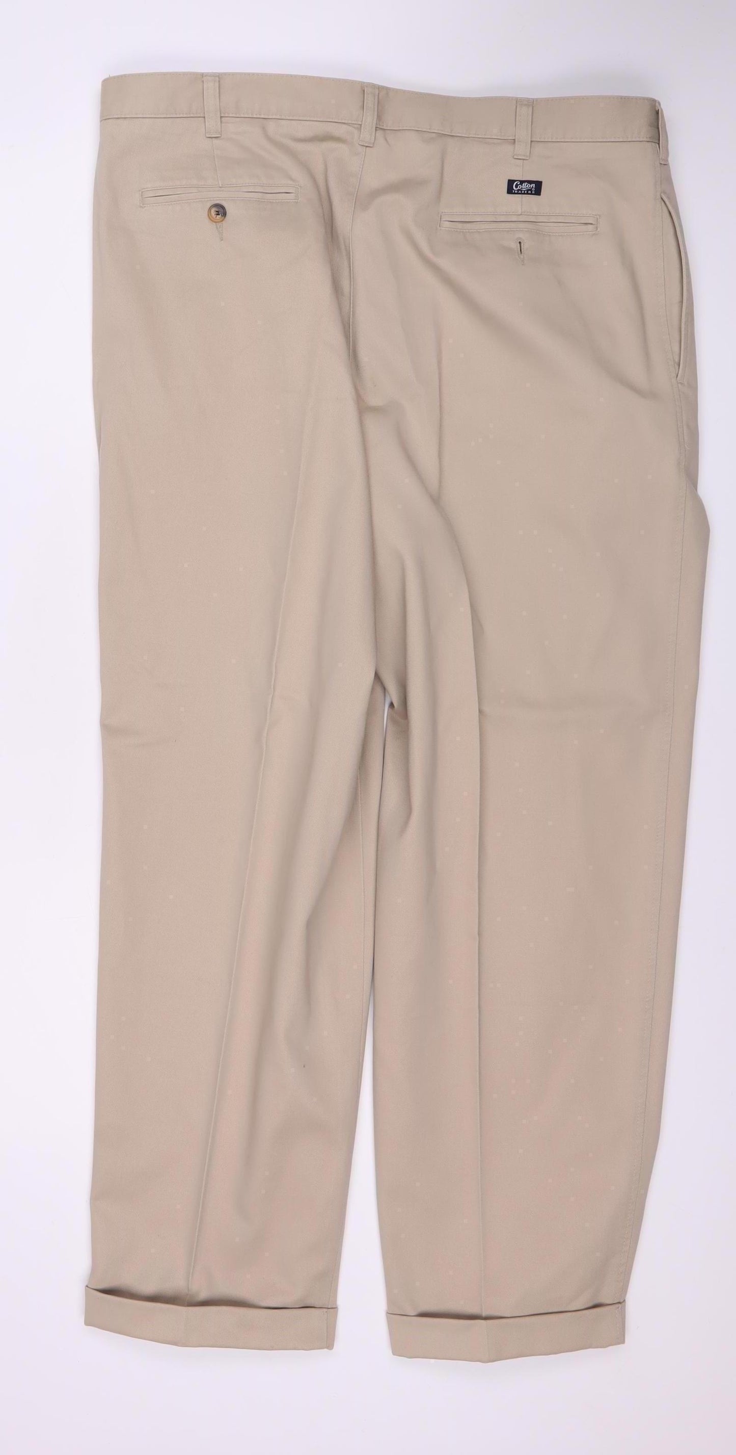 Cotton Traders Men's Beige Chino Trousers, Size 38