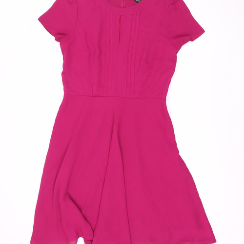 Dorothy Perkins Women's Pink A-Line Dress Size 12