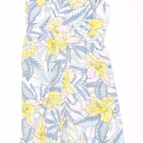 New Look Women's Multicoloured Floral Jumpsuit Size 10