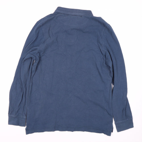 U.S. Polo Assn. Men's Blue Long Sleeve Polo L