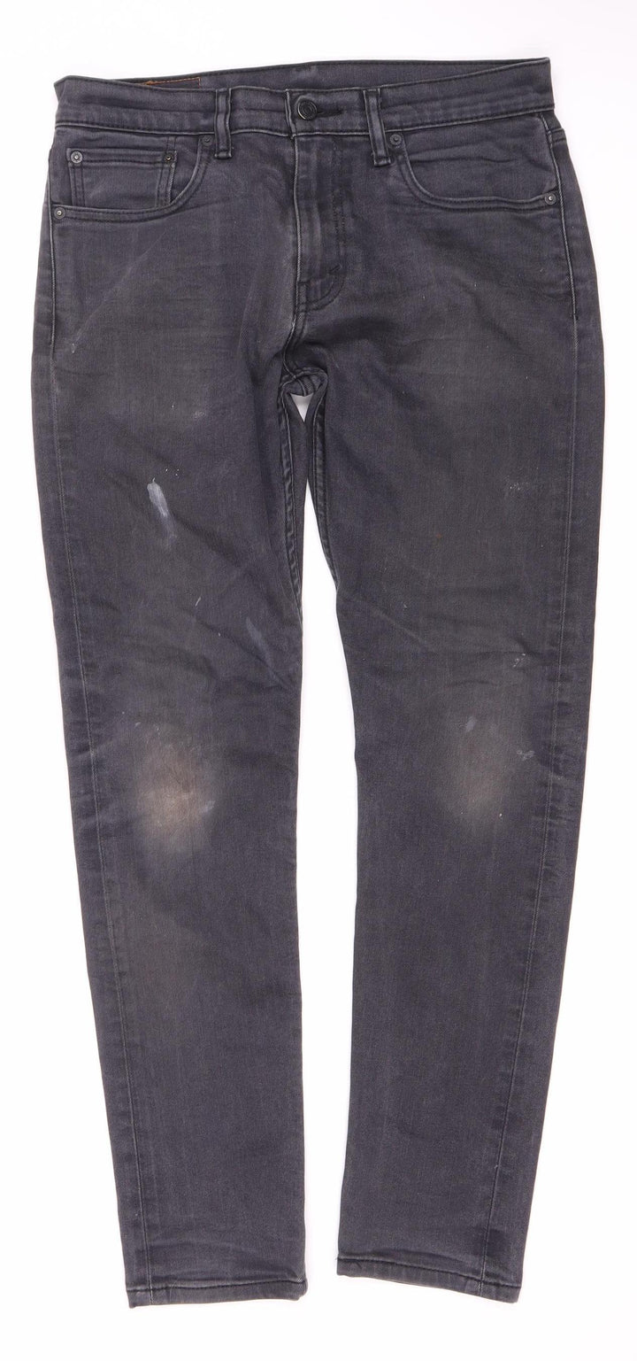 Levi Strauss Women's Black Straight Jeans UK 6