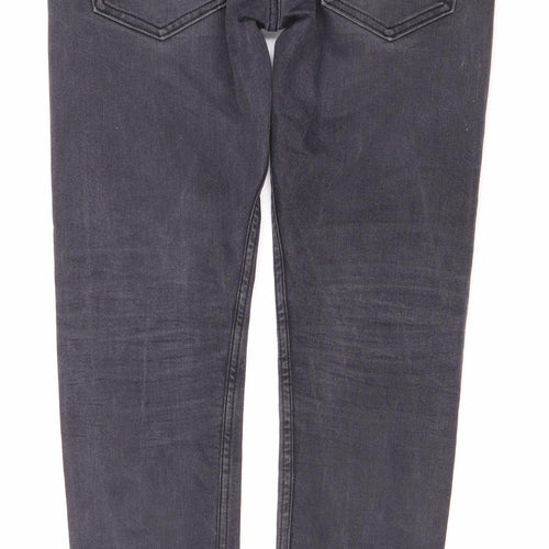 Levi Strauss Women's Black Straight Jeans UK 6