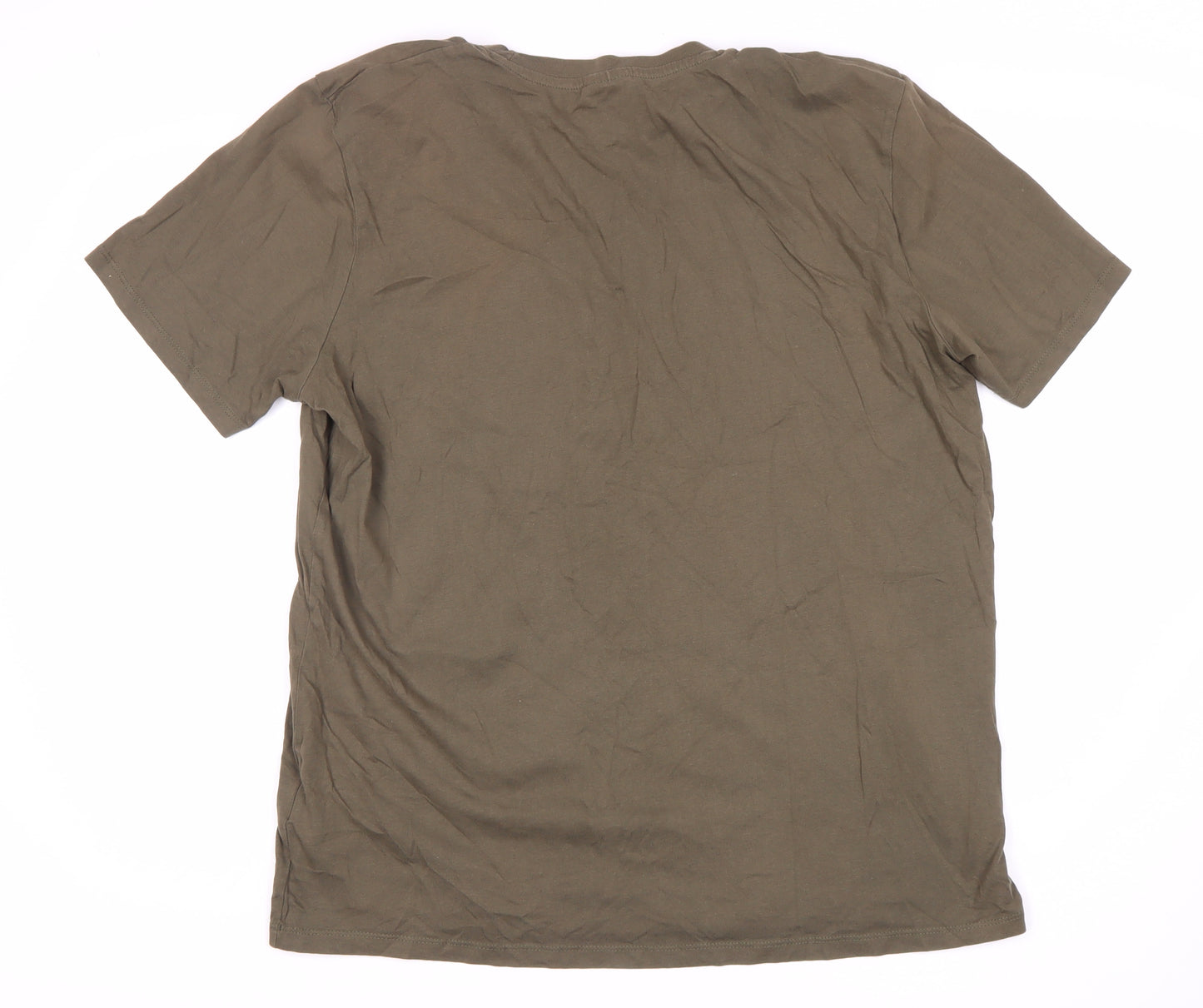 Umbro Men's Green Crew Neck T-Shirt Size L