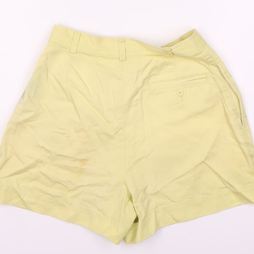 Liz Claiborne Women's Yellow Chino Shorts Size 6