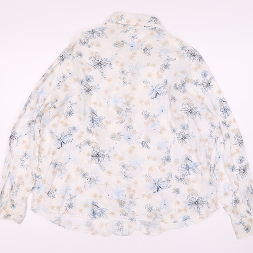 Marks and Spencer Women's Multicoloured Floral Button-Up