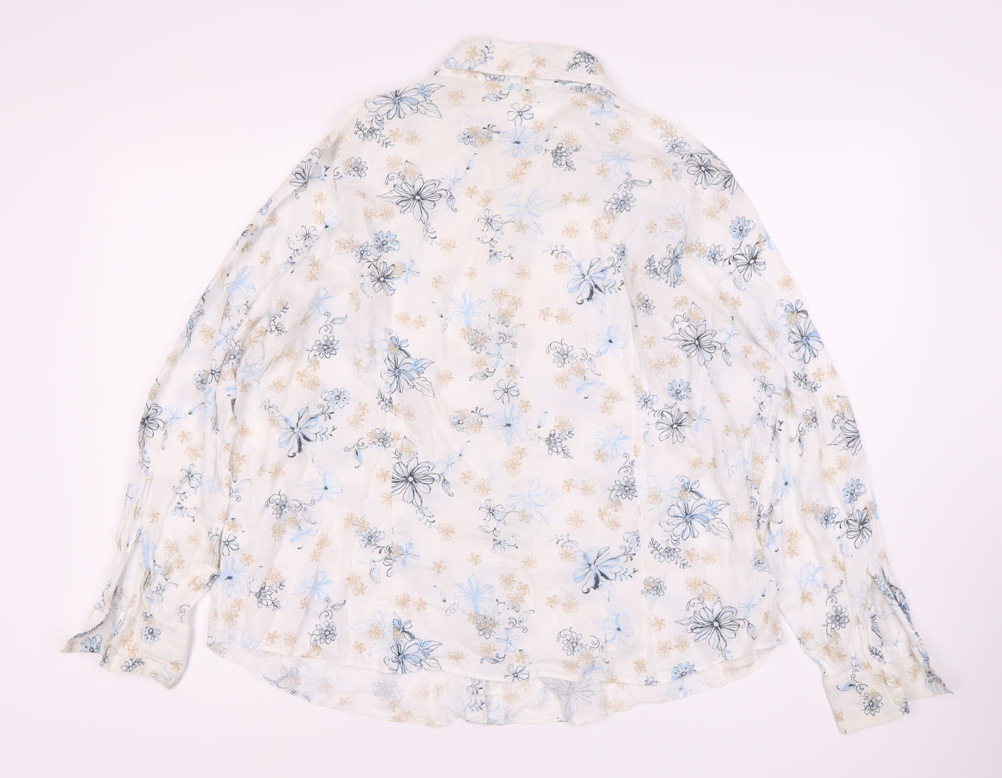 Marks and Spencer Women's Multicoloured Floral Button-Up