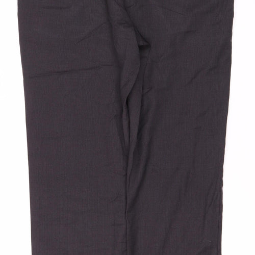Next Women's Black Trousers 36R Regular Fit
