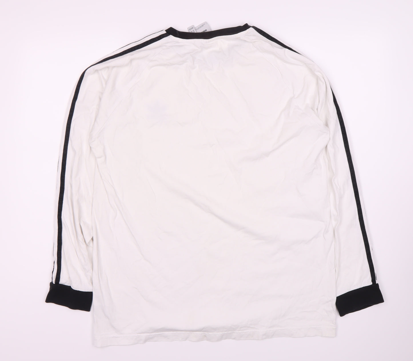 Adidas Men's White XL Long Sleeve T-Shirt