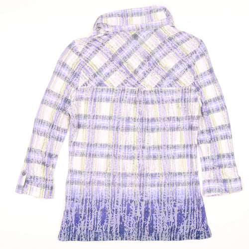 Marks and Spencer Women's Multicoloured Plaid Blouse, Size 10