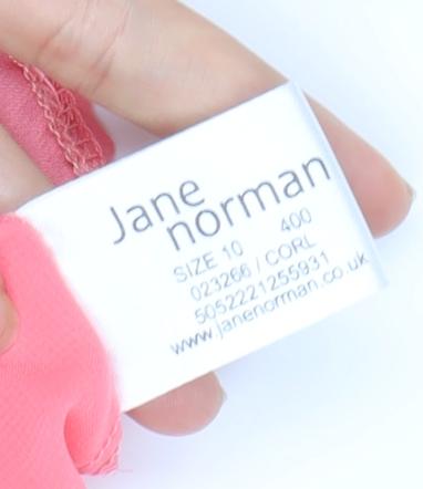 Jane Norman Women’s Pink Flutter Sleeve Blouse