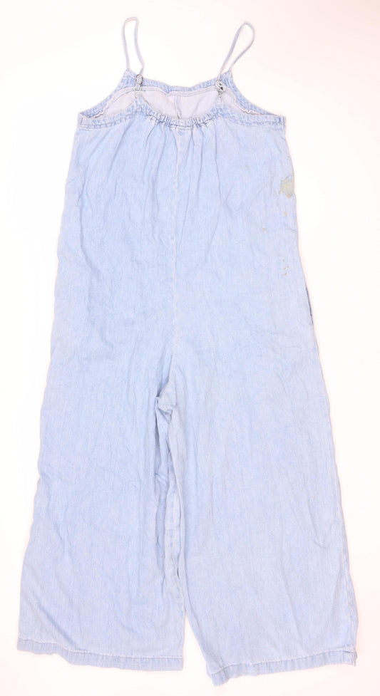 Marks and Spencer Blue Girls Jumpsuit, 13 Years, Casual Summer Wear