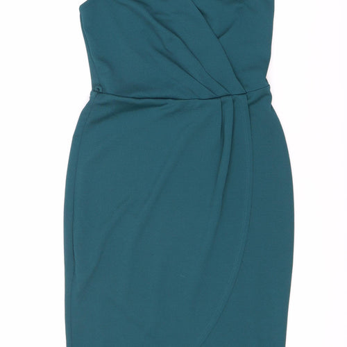 Eva Franco Women's Green Bodycon Midi Dress Size 10