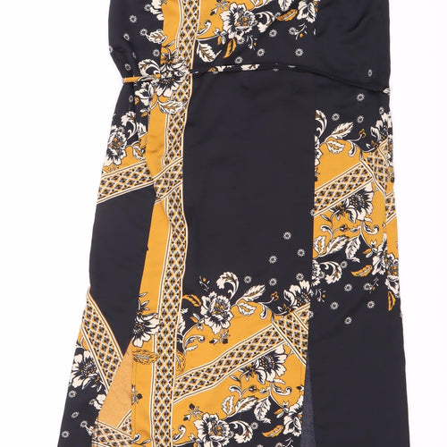 River Island Women's Multicoloured Slip Dress Size 8