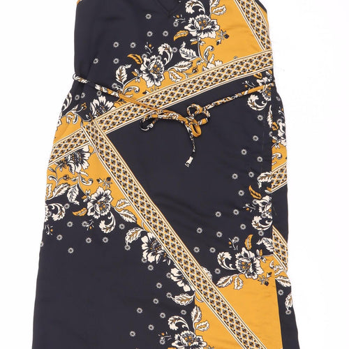 River Island Women's Multicoloured Slip Dress Size 8