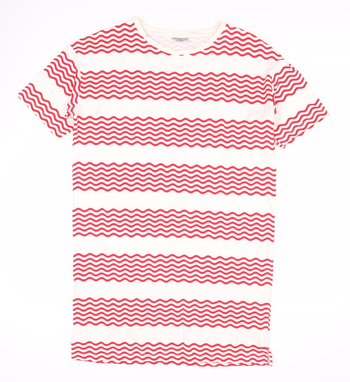 Oliver Bonas Women’s Red Striped T-Shirt Dress