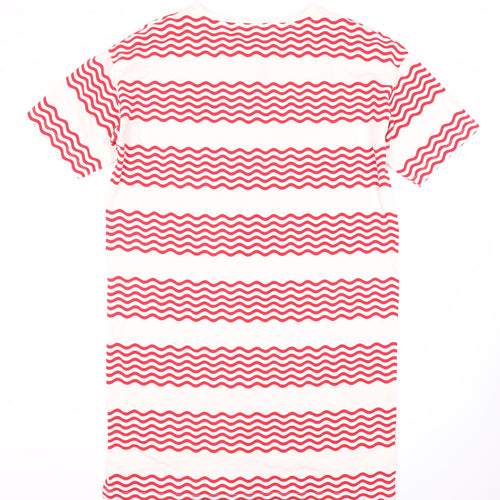 Oliver Bonas Women’s Red Striped T-Shirt Dress