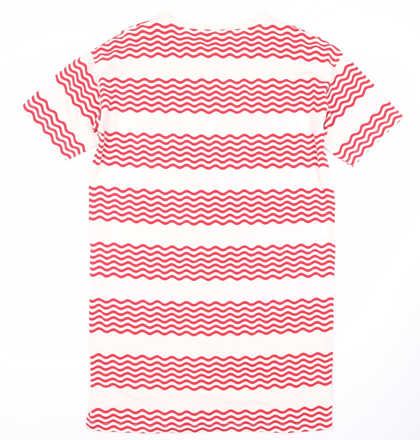 Oliver Bonas Women’s Red Striped T-Shirt Dress