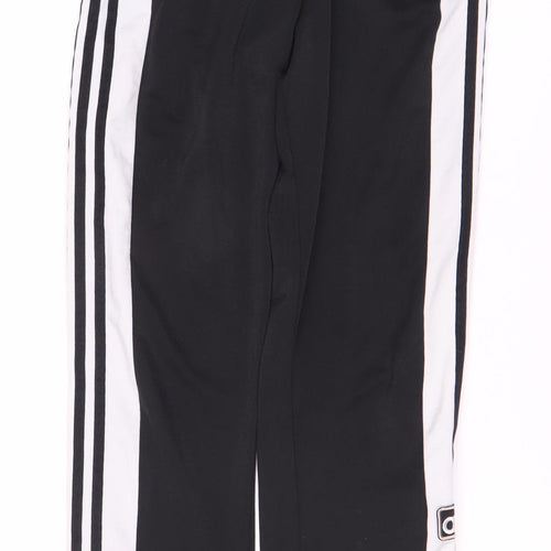 Adidas Boys Black Track Pants 13-14 Years Activewear