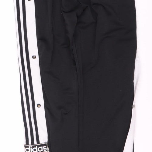 Adidas Boys Black Track Pants 13-14 Years Activewear