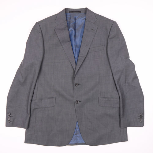 Marks and Spencer Men's Black Blazer, Size 42 L