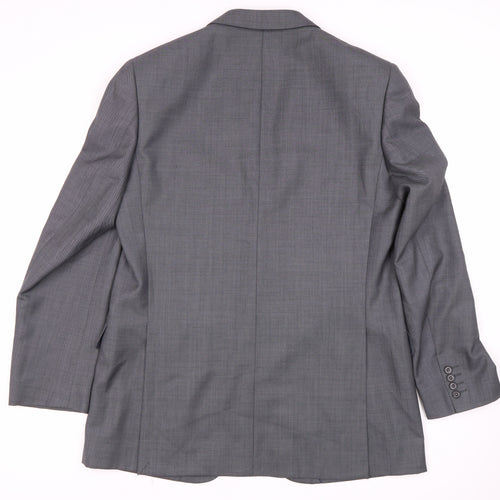 Marks and Spencer Men's Black Blazer, Size 42 L