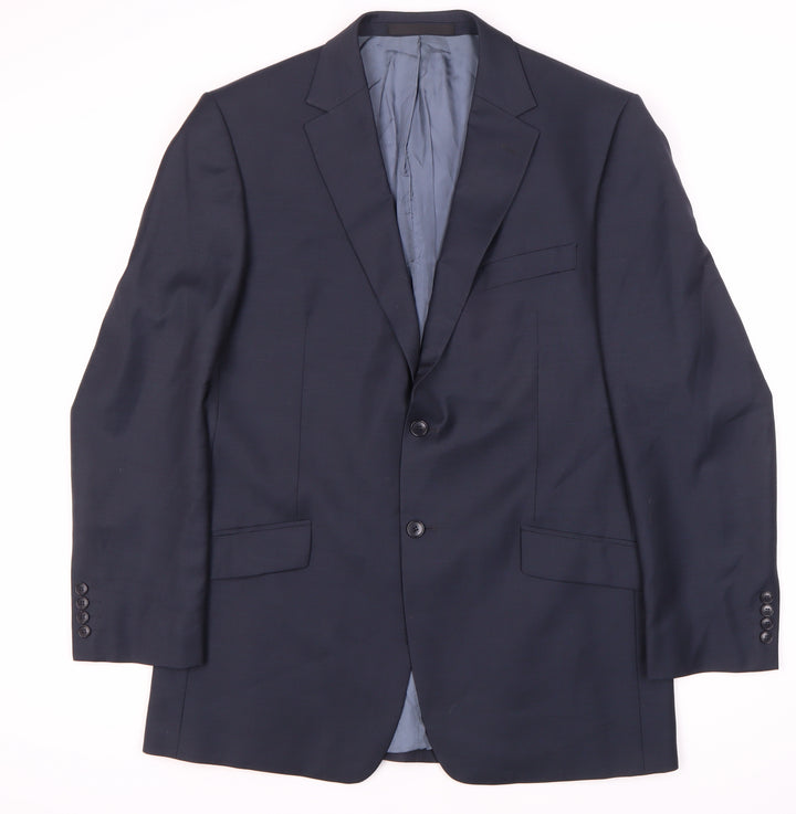 Marks and Spencer Men's Blue Wool Jacket Size L