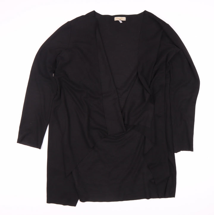 KimiKa Women's Black Open Front Cardigan Medium