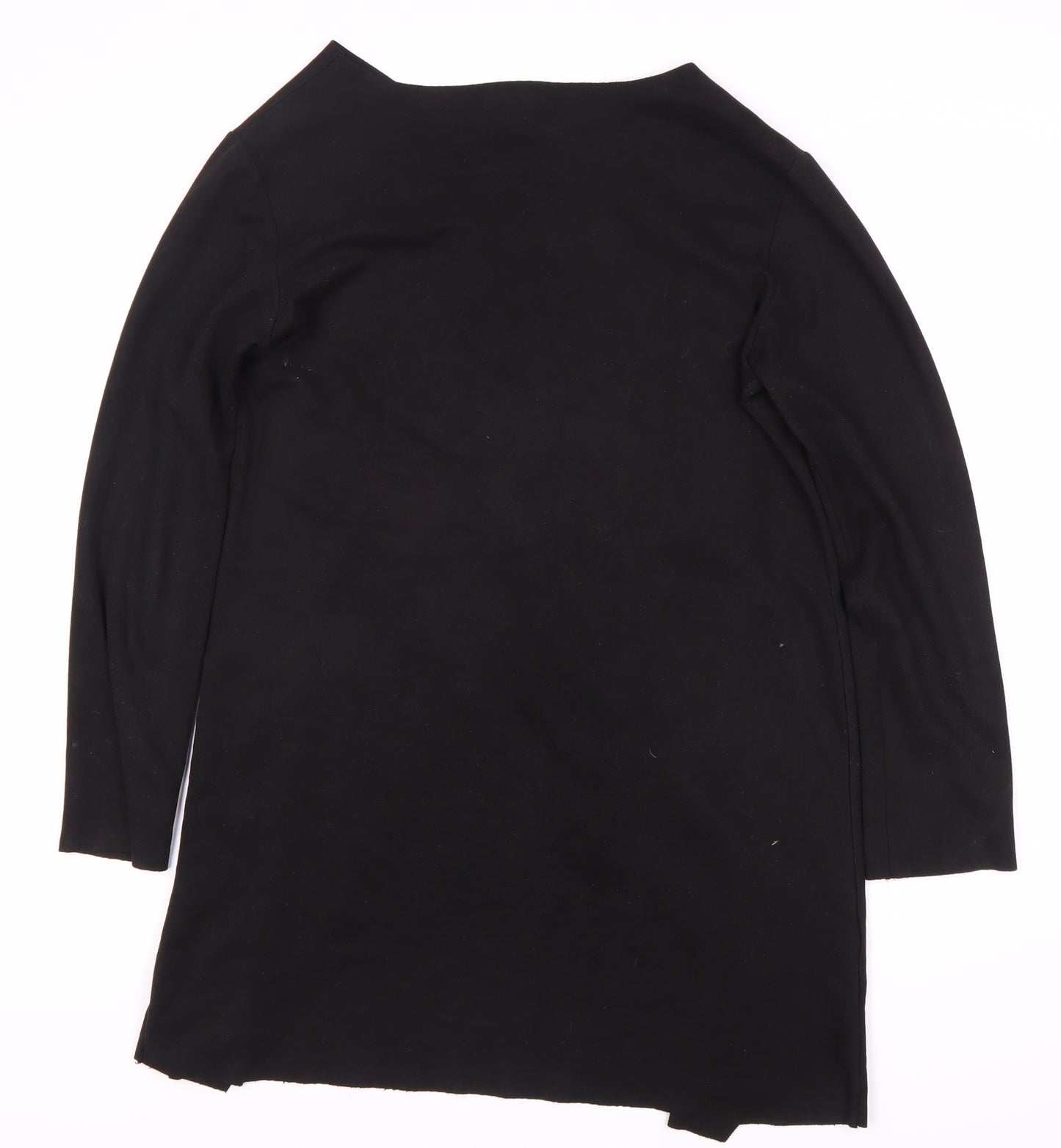 KimiKa Women's Black Open Front Cardigan Medium