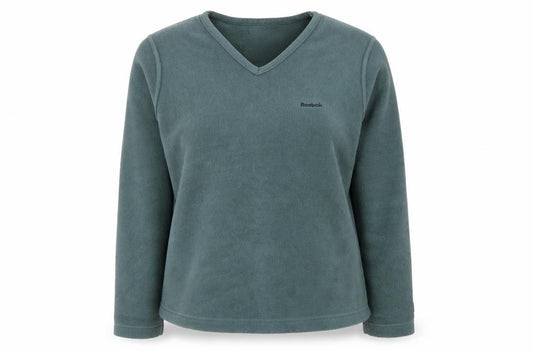 Front view of Reebok Women's Green Pullover Sweatshirt, size 12