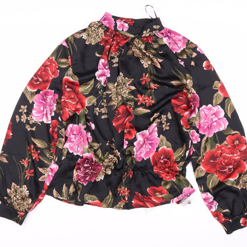 Quiz Women's Multicoloured Floral Blouse, Size 14
