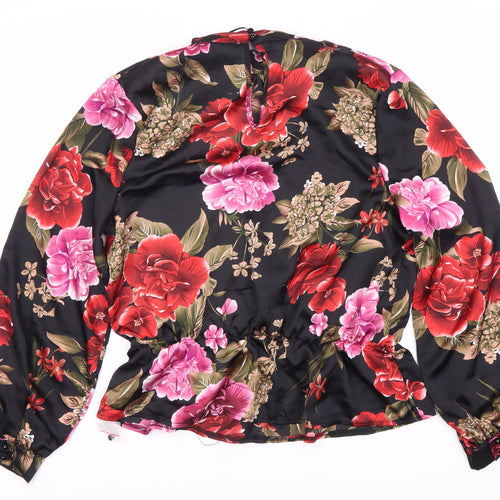 Quiz Women's Multicoloured Floral Blouse, Size 14