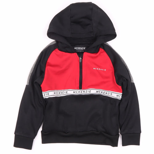 McKenzie Boys Black Pullover Hoodie 4-5 Years