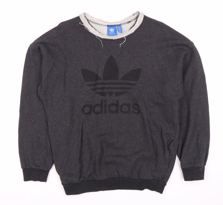 Adidas Women's Black Sweatshirt, UK 12, Pullover, Logo Design