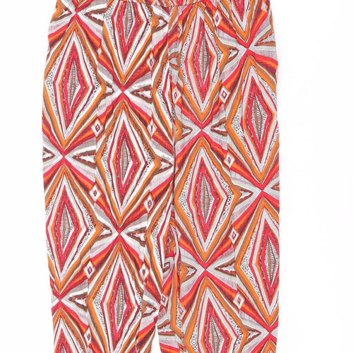 Topshop Women's Multicoloured Jumpsuit Size 12 Wide-Leg
