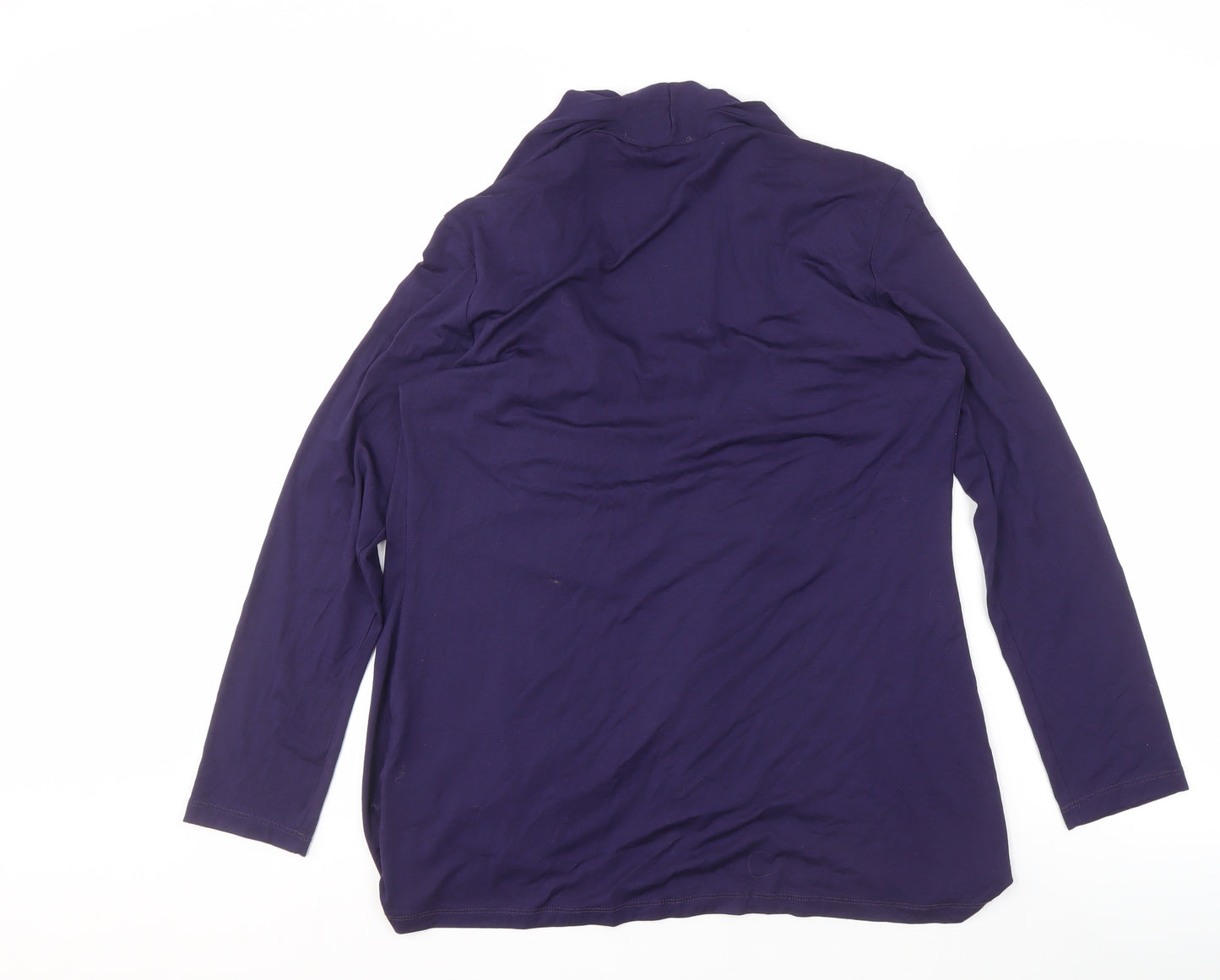 Alex & Co. Women's Purple Long Sleeve Top - Size 14