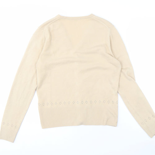 Marks and Spencer Beige Cardigan Women’s Size 12 V-Neck