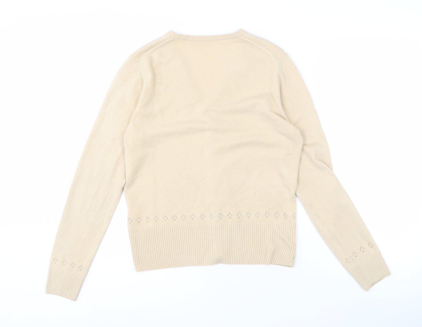 Marks and Spencer Beige Cardigan Women’s Size 12 V-Neck