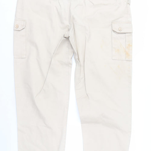 Pegasus Men's Beige Cargo Trousers - Size 38