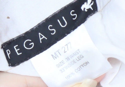 Pegasus Men's Beige Cargo Trousers - Size 38